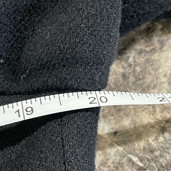 Savannah Petites Women's Black Wool Blazer Size 12 Formal One-Button - Picture 6 of 10